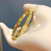 Pulseira de joias de aço titânio com oito diamantes em algarismos romanos para mulheres, pulseira de aço inoxidável moderna de luxo leve, pulseira exclusiva transfronteiriça