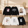 Sudadera Infantil 2026 Primavera y Otoño Nuevo Estilo Niños y Niñas Versión Coreana Moda Tops Colección Holgada Manga Larga Camiseta Base