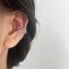 Design Único e Estiloso Ear Cuff de Zircônia, Toque de Luxo Leve e de Alta Qualidade, Versátil para o Dia a Dia, Brincos Simples para Mulheres