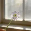 Zibo Glass 2026 Novo Modelo Buquê de Flores Pequenas Planta em Vaso de Vidro Buquê de Flores Artificiais Artesanato Decoração de Mesa Presente