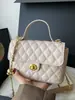Bolso Pequeño de Moda Transfronterizo, Bolso Versátil de Hombro y Cruzado, Bolso de Cadena Acolchado de Alta Gama, Bolso Minimalista de Nicho para Mujer