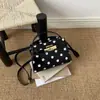 Bolsa de hombro cruzada de moda de verano transfronteriza de alta venta, nicho moderno de lunares, 2026, alta calidad, versátil, bolso pequeño cuadrado