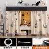 Cortina de cama opaca fuerte tipo riel deslizante especial para litera inferior, cortina de dormitorio de estudiantes, cortina de cama de tela opaca con riel para dormitorio