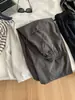 Calça pantalona de corte curvo, estilo minimalista coreano, para mulheres, caimento relaxado, emagrece, versátil, calça casual para mulheres baixinhas, coleção de outono 2026