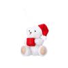 Nuevo Producto Transfronterizo Adornos de Decoración Navideña Colgante Oso Sombrero Rojo Navideño Bolsa de Regalo Accesorios Decoraciones Navideñas
