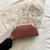 Bolso de Moda para Mujer Nuevo Otoño 2026, Elegante Bolso de Hombro Cruzado con Pedrería, Chic Bolso de Concha, Elegante Bolso de Mano con Cadena