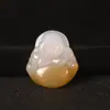 Colgante de Calcedonia Colorida Tipo Hielo, Colgante de Ágata Jade Color Azúcar, Buda Guanyin, Placa de Paisaje Ruyi, Pixiu, Colgante de Paz