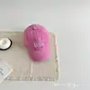Boné de Baseball com Bordado de Letras Estilo Coreano para Homens, Mulheres e Crianças, Adequado para Proteção Solar na Primavera, Outono e Verão, Boné Vintage Lavado com Aba Reta