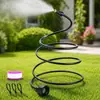 Accesorios para tubería de riego por goteo al por mayor 2 asientos de rociador de boquilla de latón riego exterior suministros de jardín accesorios de riego atomizado