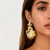 Pendientes de Pez Dorado Estilo Minimalista de Moda para Mujer, Estilo Retro Coreano, Pendientes de Tachuela Dorados
