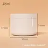Botella de Crema de Doble Capa 50ml 100g Tarro para Crema de Ojos Plástico PP 250/300g Tarro Dispensador de Muestra para Crema Limpiadora de Maquillaje