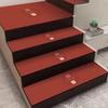 Nueva Decoración Festiva de Escalera de Estilo Chino Alfombra Antideslizante Roja para Boda Alfombra de Escalón Resistente al Desgaste Palabra Feliz Alfombra de Tierra de Diatomeas