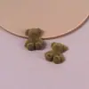 Aretes de Oso de Dibujos Animados Lindos Estereoscópicos Coloridos Tocado Accesorios para el Cabello Pasador Parche Accesorios para Joyería DIY Venta al por Mayor