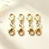 Accesorios para Joyería DIY Broche de Langosta de Doble Cabeza Broche de Collar Broche de Pulsera Broche de Cadena para Bolsos Conector de Extensión para Llavero de Dos Cabezas