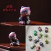 Sandália Laca de Sândalo Pintada Gatinho Fofo Artesanato em Madeira Peças Manuais Decorações para Casa e Escritório Escultura em Madeira