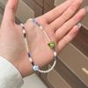 Nuevo Collar de Cuentas de Mariposa de Estilo Chino Retro Moda Elegante Combinable Color Cadena de Clavícula de Lujo Ligero de Alta Gama para Mujer