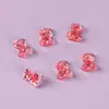 Lantejoula urso tridimensional resina acessórios de joalheria material DIY acessórios de bolsa pequenos acessórios feitos à mão plástico semiacabado