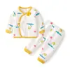Conjunto de Ropa Interior Sin Costuras para Bebé Recién Nacido, Ropa Estilo Primavera y Otoño, Conjunto de Otoño para Bebé con Parte Superior y Inferior Separadas, Ropa para Recién Nacido Estilo Monje