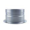 Bocal metálico reto com flange para ar fresco pulverização eletrostática interface de conversão circular reta conexão de ventilador produção de fábrica