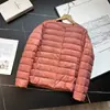 Nueva colección de invierno: chaqueta de plumón simple, versátil, de color sólido, ligera, cálida y delgada. 13608