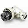 Soquete de Aviação Gx16 M16 Conector de 2/3/4/5/6/7/8/9 Pinos Adaptador de Conector Curvo