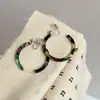 Pendientes de Ámbar con Estampado de Leopardo para Mujer, Nuevos Pendientes Populares de Gama Alta Otoño e Invierno 2026, Pendientes de Aro Grandes Estilo Retro Hong Kong