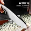 Raspador de Escamas de Peixe de Aço Inoxidável Faca para Barriga de Peixe Raspador de Pontos Faca para Escamas de Peixe Ferramenta de Cozinha Multifuncional Espessada Ferramenta para Matar Peixe Raspador de Escamas