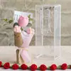 Caja de Regalo con Ramo Pequeño de Tulipanes Terminada para Regalo de Estudiantes de Primaria Puesto de Flores Tejidas de Tulipán Flor Artificial al por Mayor