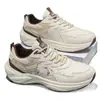 Zapatos de Hombre, Zapatos Deportivos, Zapatos Casuales de Cuero Impermeables Nuevos de Primavera para Hombre, Zapatillas Casuales para Estudiantes de Hombre con Suela Gruesa que Aumentan la Altura