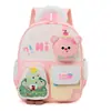 Mochila Escolar Cartoon Infantil para Pré-Escolares, Modelo Novo para Meninos e Meninas no Jardim de Infância Meio e Final