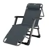 Silla para la hora del almuerzo Silla reclinable plegable para la siesta Sentado Reclinado Hogar Respaldo Ocio Exterior Silla plegable portátil Silla de playa