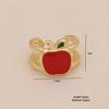[Ice Meng] lindos pendientes de la serie de frutas cereza fresa clip para la oreja pendientes Joker de moda E604