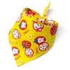 Bandana de Algodón Sarga para Perro Mascota Estilo de Atar Babero Infantil Bufanda para Cabeza de Bebé Empaquetado Individualmente