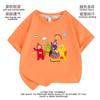 Bebê antena roupas infantis verão novas meninas manga curta camiseta moda média e grande camisa infantil moda roupas infantis 7