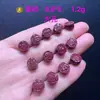 Acessórios de Cinábrio com Alto Teor Mineral Cru Balde de Areia Dourada Roxa Contas Ruyi Bênção do Oficial Celestial Joias de Cinábrio DIY Acessórios Pequenos