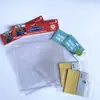 Bolsa autoadhesiva OPP con agujero para colgar personalizado bolsa con agujero para avión bolsa de embalaje de plástico transparente bolsa autosellable con cabezal de tarjeta OPP personalizado