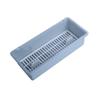 Caja de drenaje para palillos, soporte para palillos, cesta de tubo para palillos de cocina doméstica con tapa, tenedor, cuchara, caja de almacenamiento a prueba de polvo