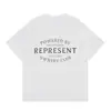 2026 Novo Estilo de Verão Camiseta de Manga Curta com Estampa de Logo de Letra Representativa, Mesmo Estilo para Homens e Mulheres, Entrega Atacado em uma Peça