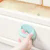 Manija de puerta sin taladro, tirador de cajón, tipo adhesivo, adecuada para puertas corredizas de madera de baño, armario y manija de ventana de vidrio