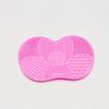 Limpiador de Brochas Colorido Tabla de Fregar Maquillaje Cosmético Brocha de Maquillaje Lavado Alfombrilla de Limpieza de Gel de Silicona Almohadilla Limpiadora de Brochas de Maquillaje de Base