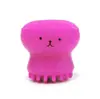 Cepillo Facial de Pulpo Pequeño de Silicona Forma Linda Cepillo Limpiador Facial de Medusa Limpieza Profunda Masaje Cepillo Facial de Silicona con Cerdas Suaves