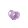 Cuentas Sueltas de Amatista Transparente con Forma de Durazno, Cuentas Espaciadoras con Agujero Pasante en Forma de Corazón, Accesorios para Pulseras y Collares DIY, Materiales Hechos a Mano, Venta al por Mayor del Fabricante