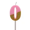 Velas Digitales de Cumpleaños Color Rosa Elegante de 7 Colores Velas Digitales para Pastel Decoración de Ambiente Fabricante Fuente Mayorista