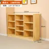 Gabinete de juguetes de madera maciza para jardín de niños, estante de almacenamiento para niños, gabinete de troncos para mochilas escolares, zapatero, estantería, combinación de gabinete esquinero para área