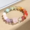 Pulseira de Contas Cristalinas Duobao Leão Corajoso Urso Corajoso Pó de Cavalo Despertar Pulseira de Moda Feminina Alto Padrão Água-Marinha Ametista