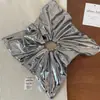 Moda Coreana de Luxo Scrunchie de Couro Brilhante Elástico de Cabelo com Temperamento Laço de Cabelo Rabo de Cavalo Corda de Cabelo de Alta Elasticidade