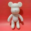 Barraca de Mercado Noturno DIY Urso Fluido Infantil Grafite Urso Violento Brinquedo Urso Esmaltado Pintado à Mão Embrião Branco