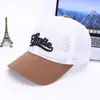 Gorra de red de carta nueva transfronteriza sombrero de sol para niños gorra de béisbol para niños coreanos moda de verano ins sombrero de pico de pato