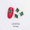 Joyería para Uñas Vintage Decoración de Diamantes de Forma Especial Accesorios Pegatinas para Uñas Joyería para Uñas de Óvalo Hueco Ojo de Caballo Nuevos Productos
