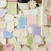 Adesivos estilo menina, borda floral vintage artística, notas de mensagem para colagem de diário, prêmios para alunos do ensino fundamental